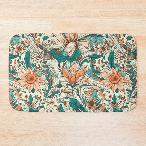 Item preview, Exquisite Hand-Painted Style Digital Floral Pattern designed and sold by ClericDesign.
