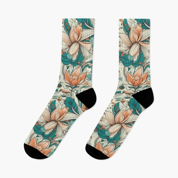 Item preview, Exquisite Hand-Painted Style Digital Floral Pattern designed and sold by ClericDesign.