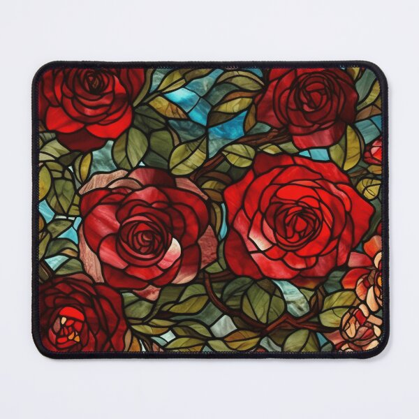 Item preview, Stained Glass Rose designed and sold by 9livescanvas.