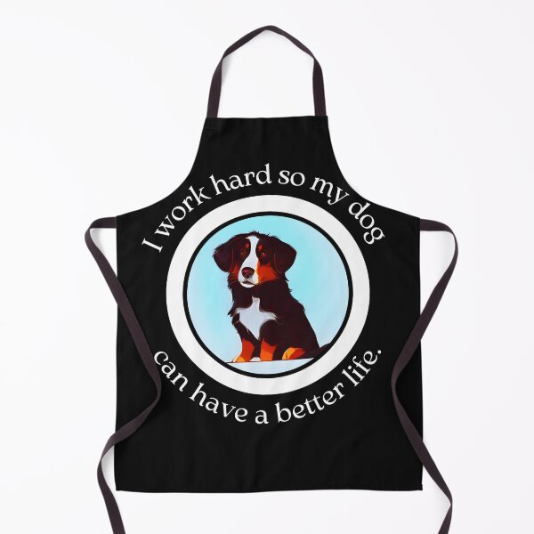 Item preview, I Work Hard for My Australian Shepherd - A Better Life for My Loyal Companion - Ai Generated Image designed and sold by Mechanical-Artt.