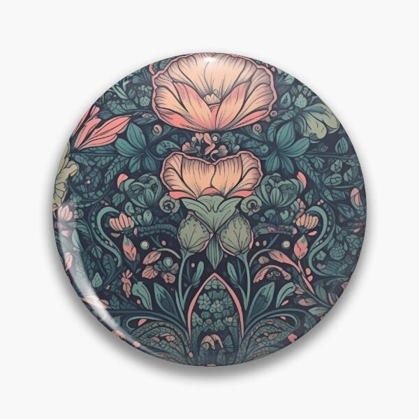 Item preview, Captivating Hand-Painted Style Digital Geometric Pattern designed and sold by ClericDesign.