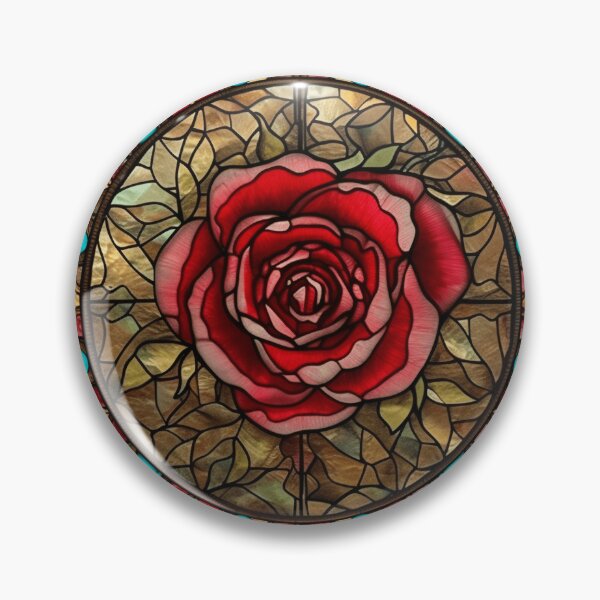 Item preview, Stained Glass Rose designed and sold by 9livescanvas.