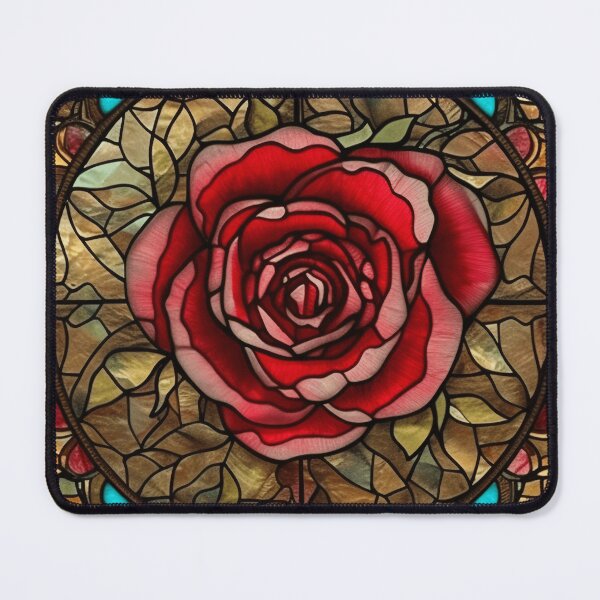 Item preview, Stained Glass Rose designed and sold by 9livescanvas.