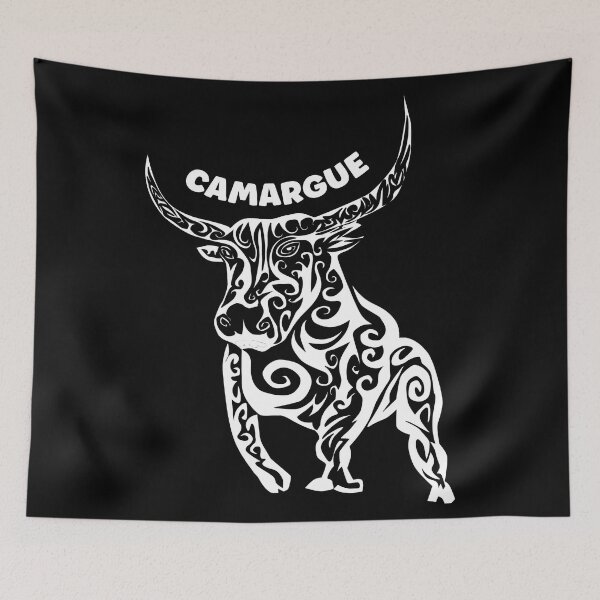 Item preview, Abstract White Camargue Bull designed and sold by Astralia.