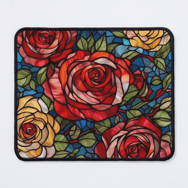 Item preview, Stained Glass Rose designed and sold by 9livescanvas.