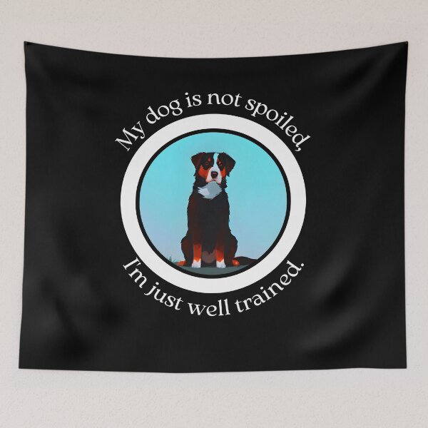 Item preview, Well-Trained Dog Parent - Australian Shepherd Gift for Canine Enthusiasts - Ai Generated Image designed and sold by Mechanical-Artt.