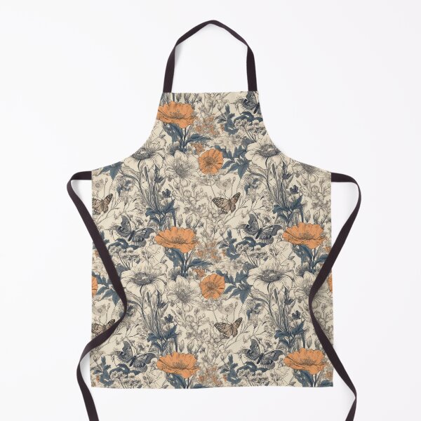 Item preview, Sophisticated Delicate Flowers & Leaves Digital Pattern designed and sold by ClericDesign.