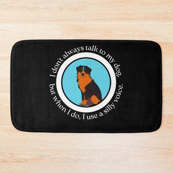 Item preview, Silly Voice Dog Talk - Australian Shepherd Gift for Dog Owners and Pet Lovers - Ai Generated Image designed and sold by Mechanical-Artt.