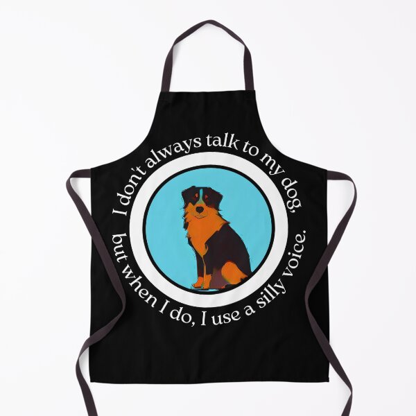 Item preview, Silly Voice Dog Talk - Australian Shepherd Gift for Dog Owners and Pet Lovers - Ai Generated Image designed and sold by Mechanical-Artt.
