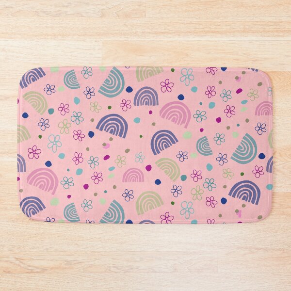 Item preview, Rainbows and flowers in pink designed and sold by paulabidiman.