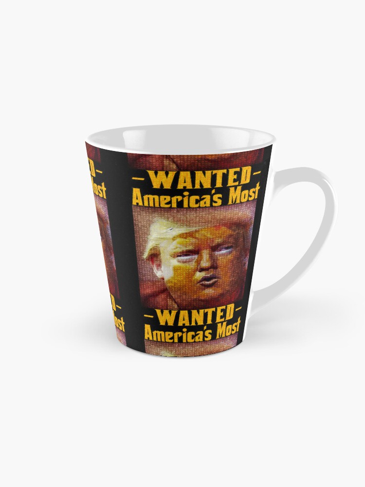 Trump Mug Shot Wanted for President Stainless Steel Travel Mug