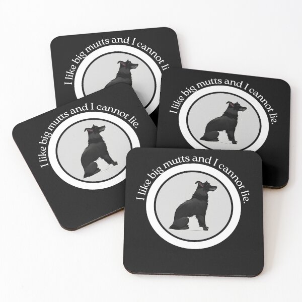 Item preview, Big Mutts Lover - I Like Them and I Cannot Lie, Featuring Border Collie - Ai Generated Image designed and sold by Mechanical-Artt.