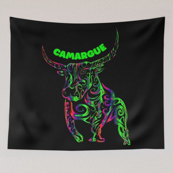 Item preview, Abstract Green Camargue Bull designed and sold by Astralia.