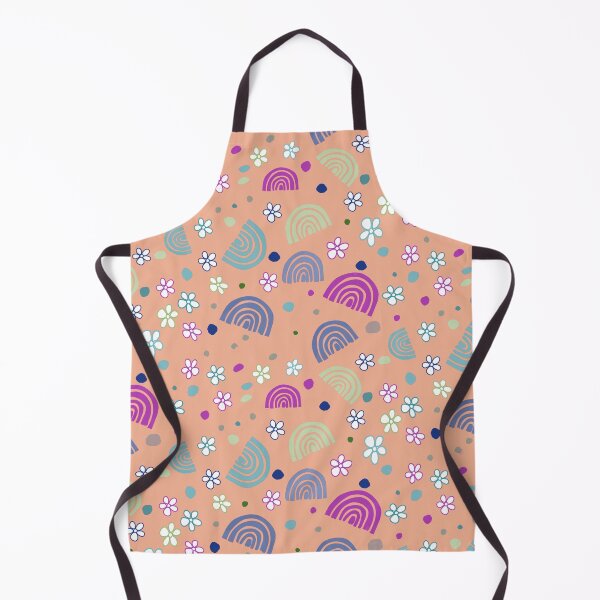 Item preview, Rainbows and Flowers in blush pink designed and sold by paulabidiman.