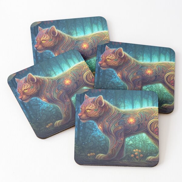 Item preview, Enchanted Cat designed and sold by 9livescanvas.