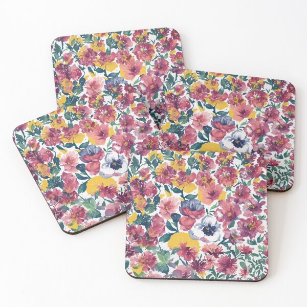 Aperçu de l'œuvre Watercolor Flower Pattern créée et vendue par Emma Studio.
