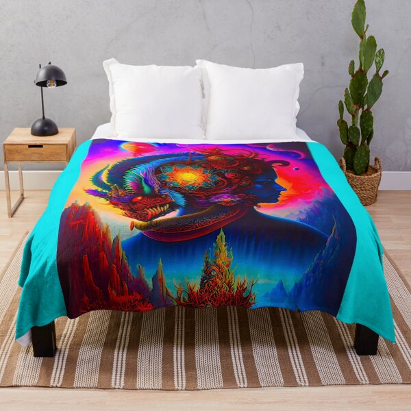 Item preview, Colorful Flower Head designed and sold by AtomicCityArt.