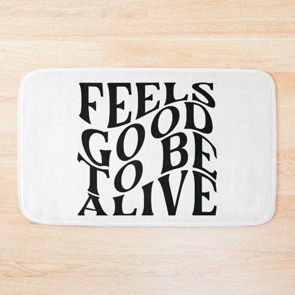 Item preview, Feels good to be alive black design designed and sold by atelierallaire.
