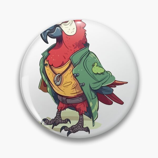 Item preview, Don't worry, be happy, hang out with a macaw designed and sold by TomDarche.