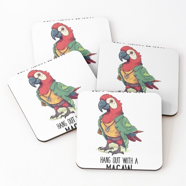 Item preview, Don't worry, be happy, hang out with a macaw designed and sold by TomDarche.