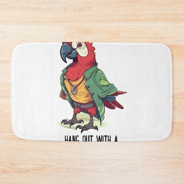 Item preview, Don't worry, be happy, hang out with a macaw designed and sold by TomDarche.