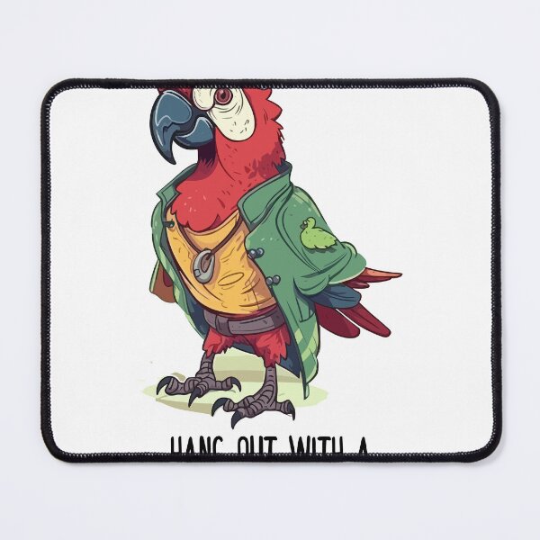 Item preview, Don't worry, be happy, hang out with a macaw designed and sold by TomDarche.