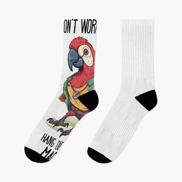 Item preview, Don't worry, be happy, hang out with a macaw designed and sold by TomDarche.