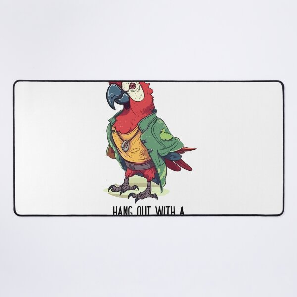 Item preview, Don't worry, be happy, hang out with a macaw designed and sold by TomDarche.