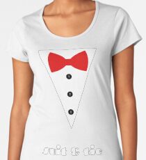 Suit and Tie Women's Premium T-Shirt
