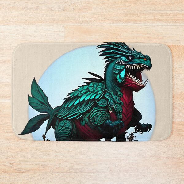 Item preview, Fierce and Unpredictable - The Teal Monster with Four Legs designed and sold by GalihDA.