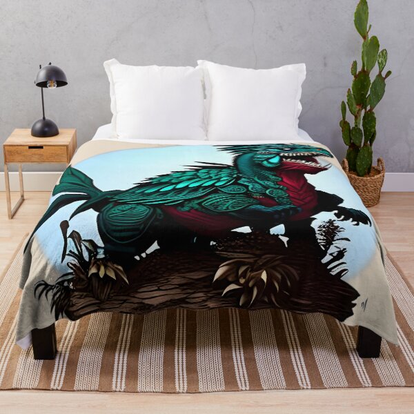 Item preview, Fierce and Unpredictable - The Teal Monster with Four Legs designed and sold by GalihDA.