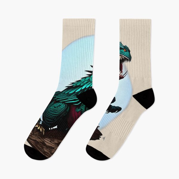 Item preview, Fierce and Unpredictable - The Teal Monster with Four Legs designed and sold by GalihDA.