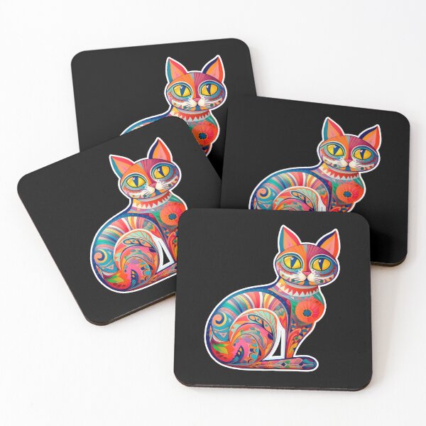 Item preview, Cat Alebrije | AI Gen | Folk Art Collection - Illustration Edition  designed and sold by Hazmat-AI7.