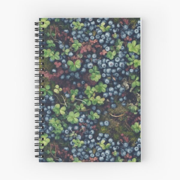 Item preview, Wild blueberries Pattern designed and sold by KatyaH1965.