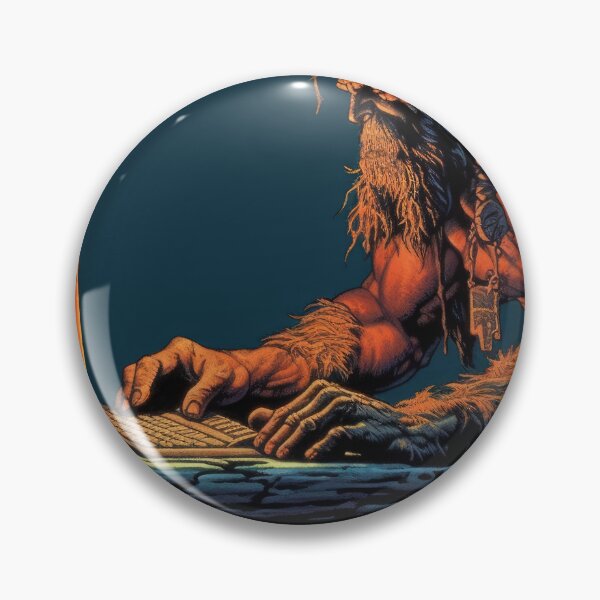 Item preview, Modern Barbarian Typist in a Dark Room designed and sold by ClericDesign.