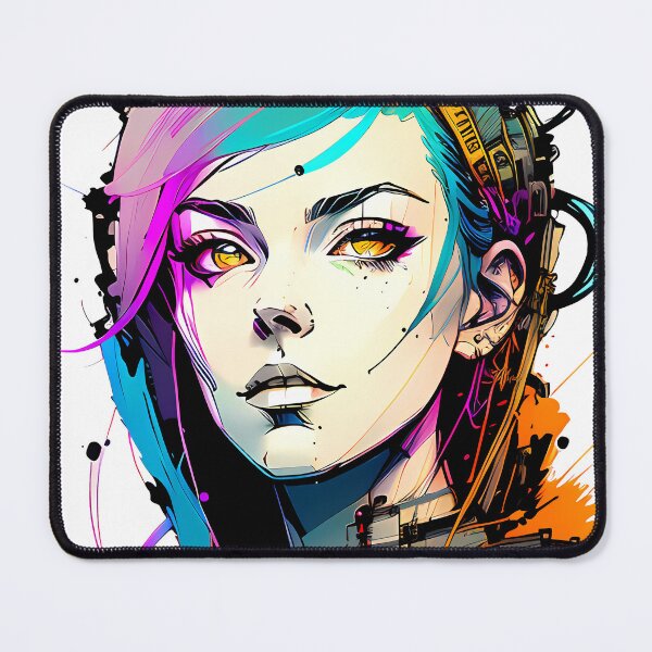 Item preview, A Digital Diva - Stunning Cyberpunk Illustration of a Bold and Beautiful Girl designed and sold by GalihDA.
