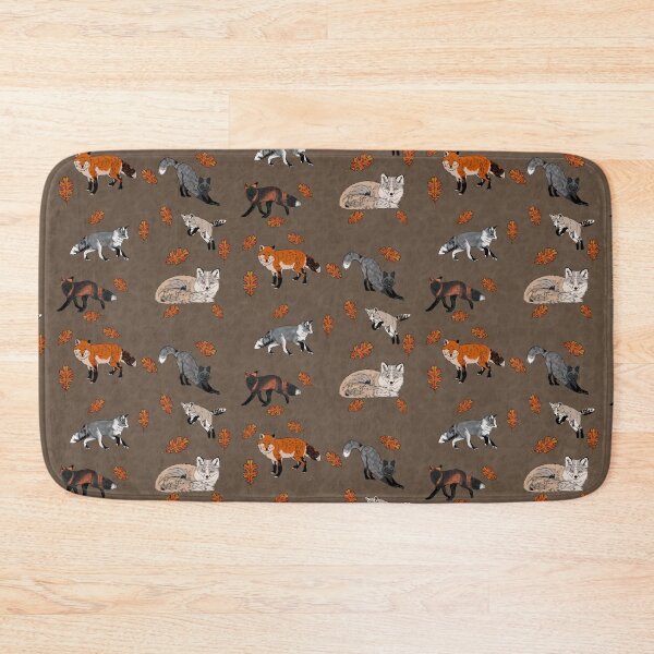 Item preview, Red Foxes Morphs in Brown designed and sold by Ashley Gagnon.