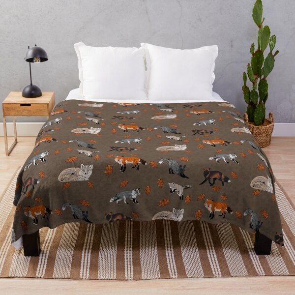 Item preview, Red Foxes Morphs in Brown designed and sold by Ashley Gagnon.