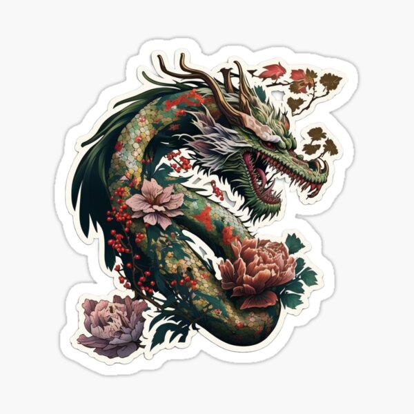 DND Stickers, Dragon Fantasy Tabletop RPG Stickers - Durable Waterproof  Vinyl Stickers