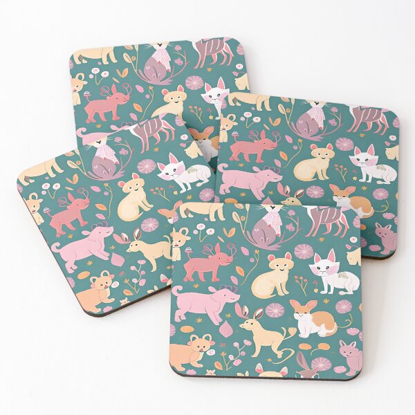Item preview, Cute Animals Pattern designed and sold by PatternPeak.