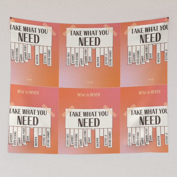 Item preview, Take what you need ORANGE designed and sold by SeptemberMarket.