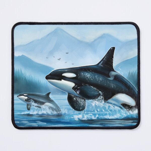 Item preview, Orcas on the Bay designed and sold by Chellosia.