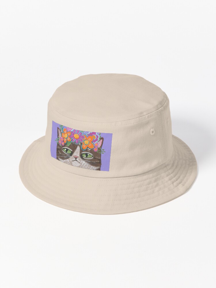 Thumbnail 1 of 6, Bucket Hat, Spring Kitty 2 designed and sold by kilkennycat.