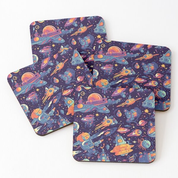 Item preview, Silly Space: Cosmic Bubblegum Blasters designed and sold by AspectFoundry.