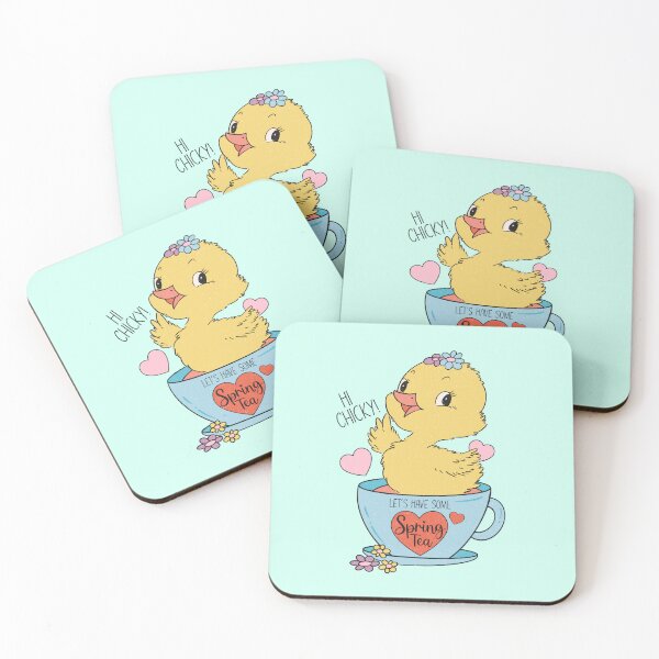 Item preview, Hi Chicky! Let's Have Some Spring Tea (Happy Easter) designed and sold by Hope London.