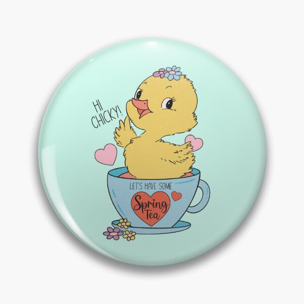 Item preview, Hi Chicky! Let's Have Some Spring Tea (Happy Easter) designed and sold by Hope London.