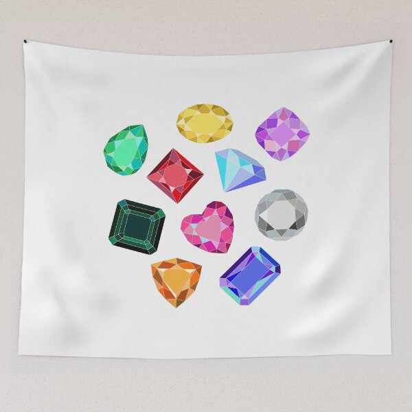 Item preview, Bejewled Eras Gemstones Illustration designed and sold by EmiGdesigns.