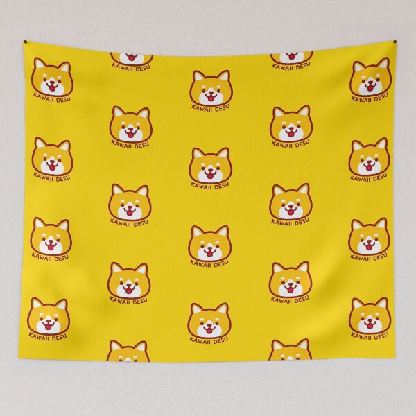 Artikelvorschau, Shiba Inu (Kawaii-Desu) entworfen und verkauft von ArigatoDesigns.