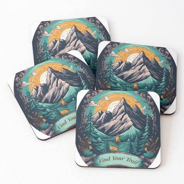 Item preview, Summit Seeker: Find Your Trail T-Shirt designed and sold by OOSDesigns.