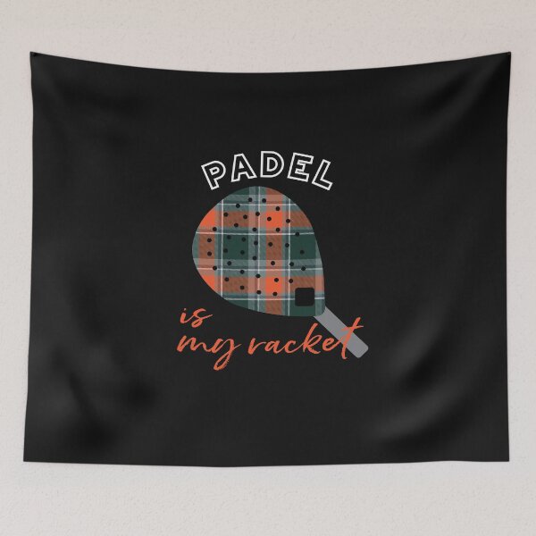 Item preview, Padel Is My Racket PLAID designed and sold by whyitsme.